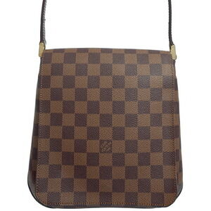 Louis Vuitton Damier Ebene Brown Musette Salsa Long Shoulder Bag